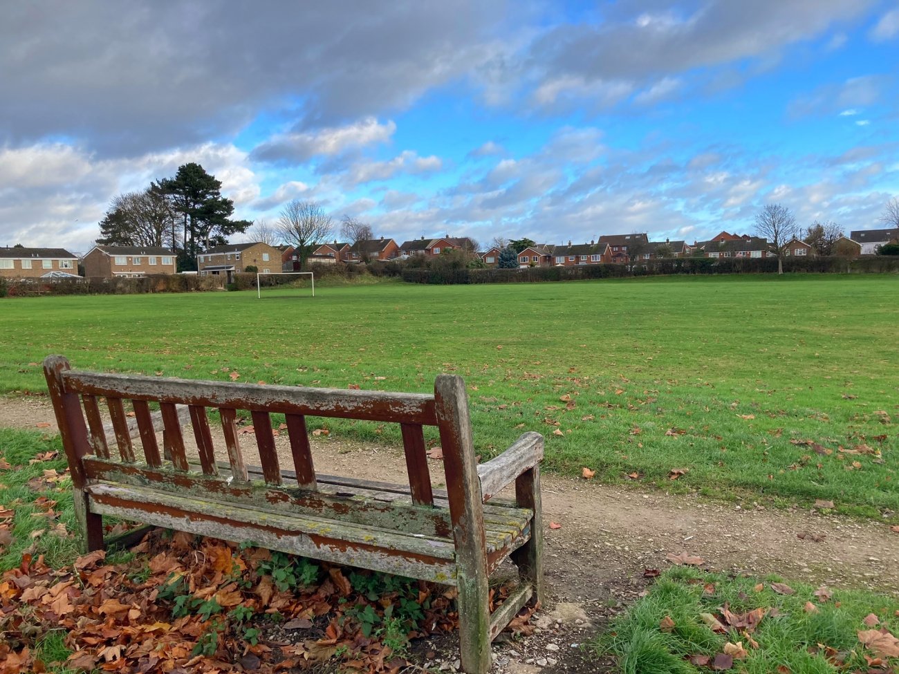 Photograph of A view over Gravel Pit Park