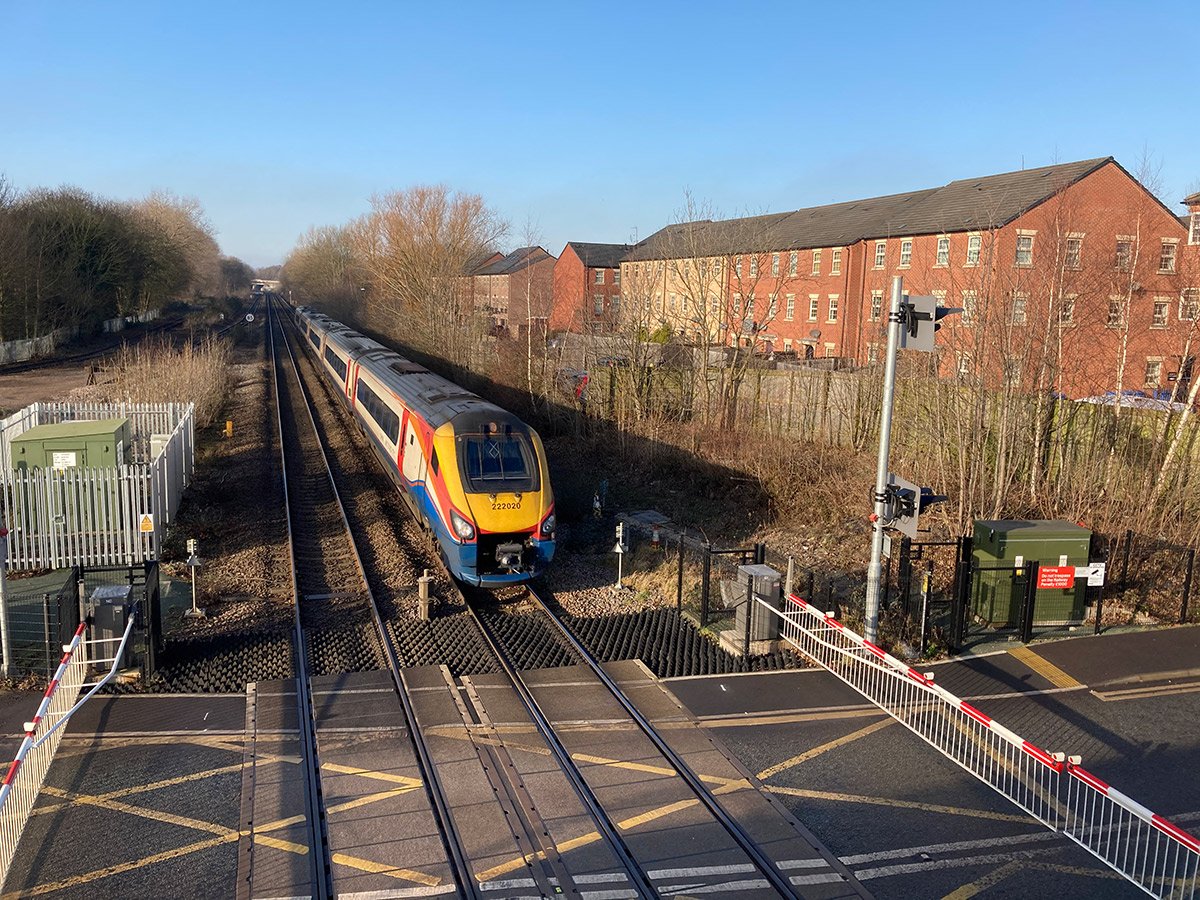 Photograph of Spondon rail crossing