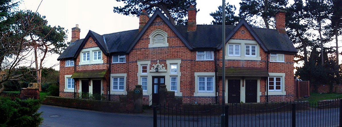 Photograph of Barrow's Almhouses - panoramic