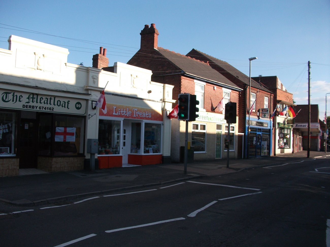 Photograph of Sitwell Street shops, 2010